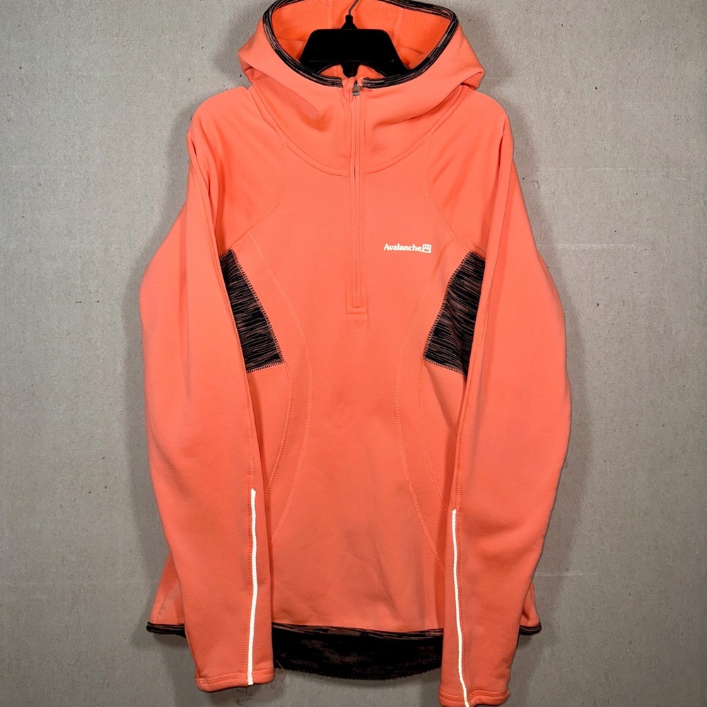 Avalanche Women's Coral Fleece Hoodie Half Zip Pullover Outdoor‎ Size M